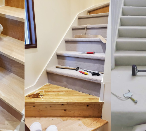 階段カーペット | 施工について